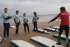 Первые уроки сёрфинга в Португалии, тур в октябре 2019