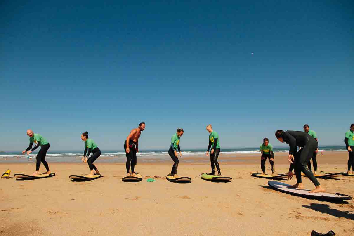 фото сёрфинг сёрф школа кемп север Испании групповой сёрф тур