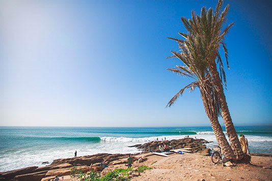 Сёрфинг летом в Марокко